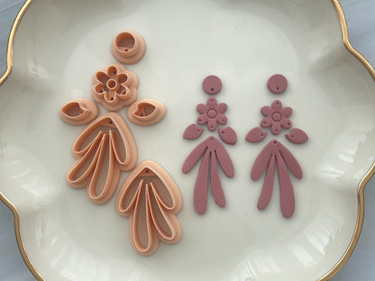 Modern Set Polymer Clay Earrings Cutters - ClartStudios - Polymer clay Jewellery