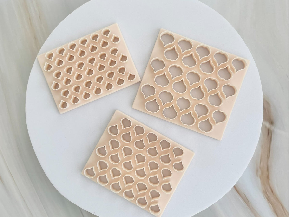 Petals Polymer Clay Earrings Cutters #2 - ClartStudios - Polymer clay Jewellery