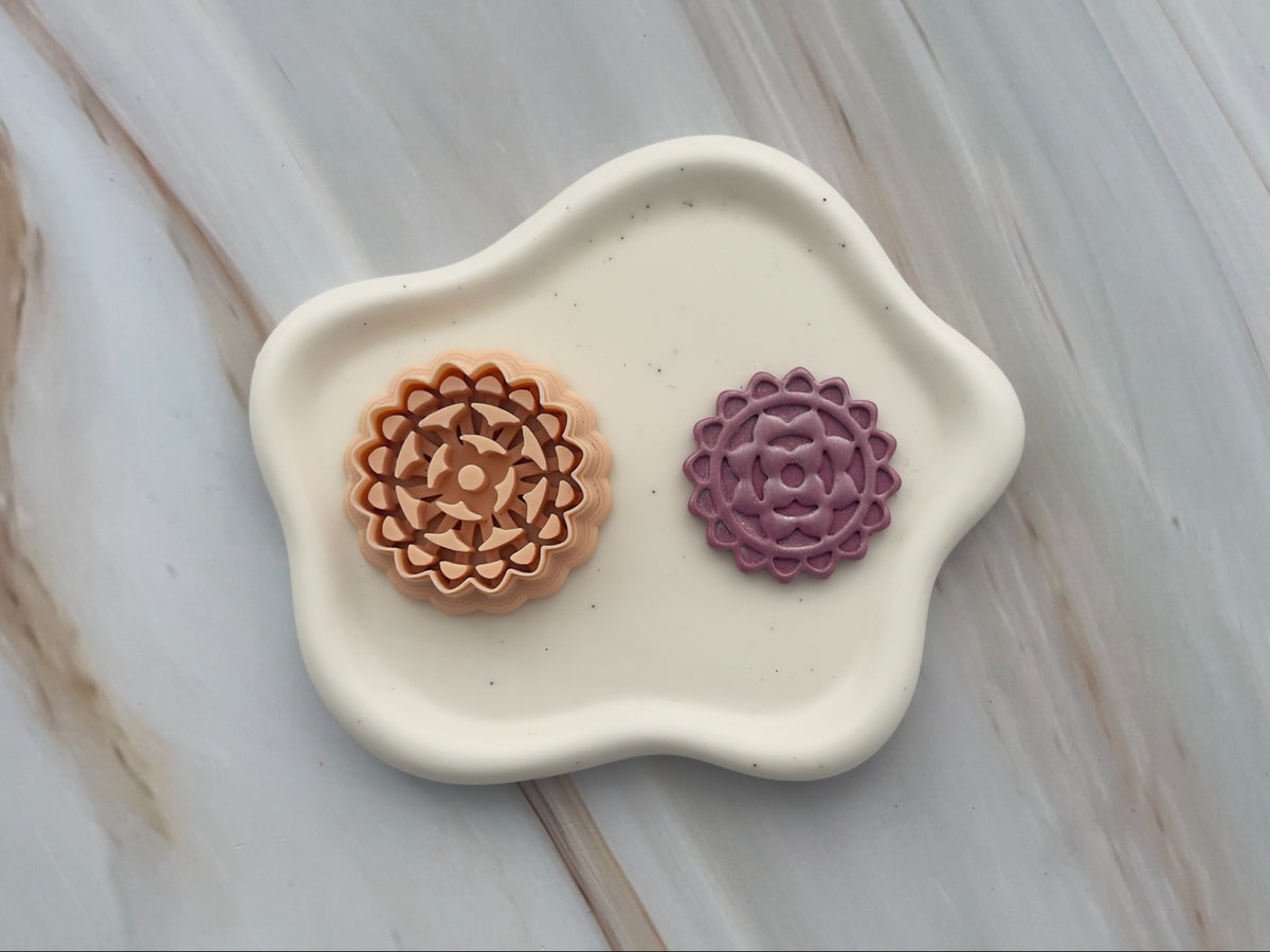 Mandala Polymer Clay Cutter #1 - ClartStudios - Polymer clay Jewellery