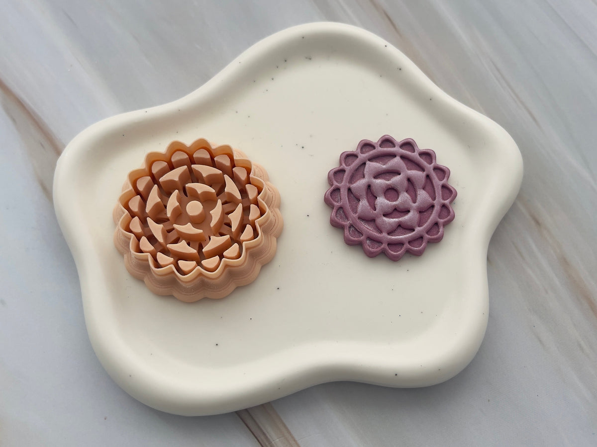 Mandala Polymer Clay Cutter #1 - ClartStudios - Polymer clay Jewellery