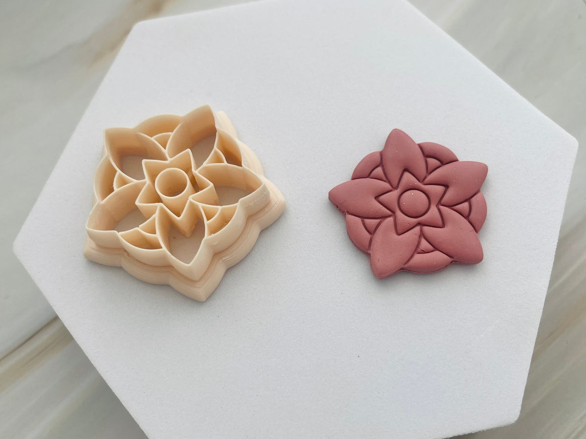 Mandala Polymer Clay Cutter #3 - ClartStudios - Polymer clay Jewellery