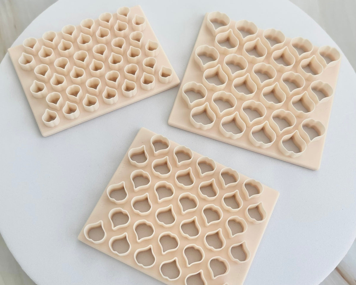 Petals Polymer Clay Earrings Cutters #2 - ClartStudios - Polymer clay Jewellery