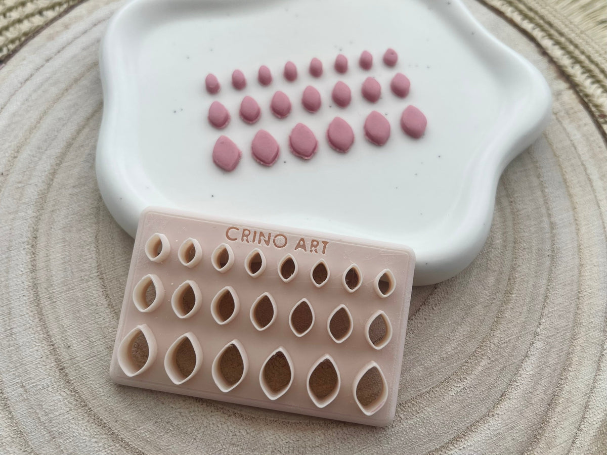 Petals Polymer Clay Earrings Multi Cutter - ClartStudios - Polymer clay Jewellery
