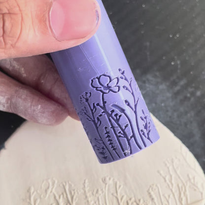 TR 20 - Mini Flower Pattern- 3 | Texture Roller