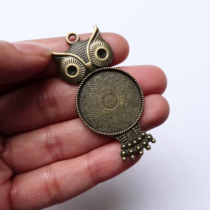 Owl Style Pendent Base