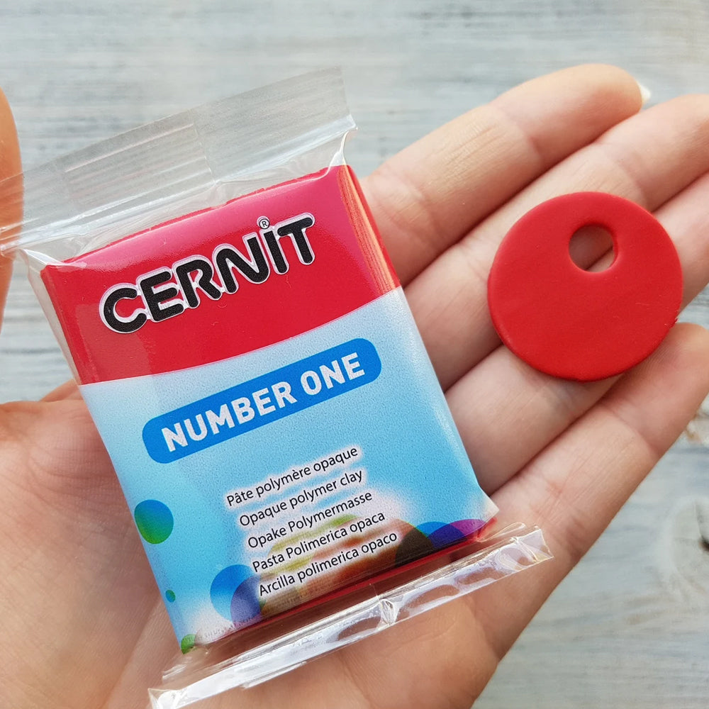 Cernit Number One X Mas red - 56gms - ClartStudios - Polymer clay Jewellery