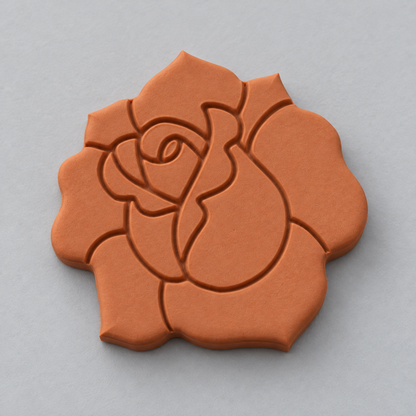 Rose Silhouette Polymer Clay Cutter | 141