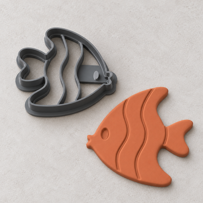 Angelfish Polymer Clay Cutter | 033 - ClartStudios - Polymer clay Jewellery
