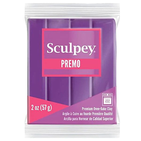 Premo Sculpey Accents Polymer Clay 2oz Purple Pearl - ClartStudios - Polymer clay Jewellery